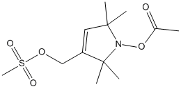 (1-Acetoxy-2,2,5,5-tetramethyl-δ-3-pyrroline-3-methyl) Methanesulfonate